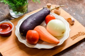 Диетическая баклажанная икра Диетическая баклажанная икра