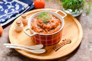 Диетическая баклажанная икра Диетическая баклажанная икра