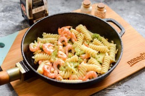 Диетическая паста с креветками Диетическая паста с креветками