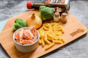 Диетическая паста с креветками Диетическая паста с креветками