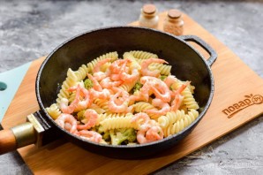 Диетическая паста с креветками Диетическая паста с креветками