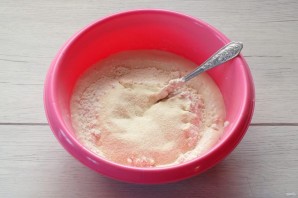 Дрожжевое тесто на манке