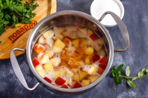 Фруктовый суп с рисом