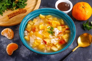 Фруктовый суп с рисом