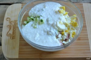 Холодный суп на кефире