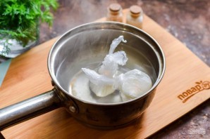 Яйцо пашот в пищевой пленке Яйцо пашот в пищевой пленке