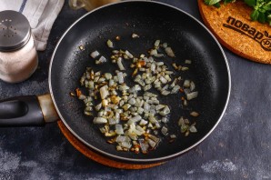 Картофельная запеканка с печенью трески