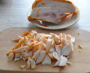 Киш с копченой курицей Киш с копченой курицей