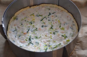Киш с копченой курицей Киш с копченой курицей