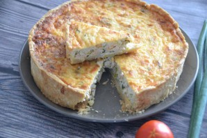 Киш с копченой курицей Киш с копченой курицей