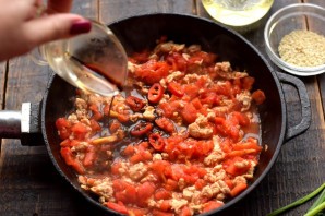 Китайский суп с яйцом