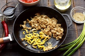 Китайский суп с яйцом