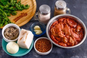 Колбаса из гречки и куриной печени
