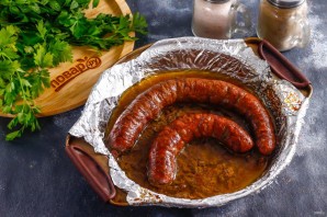 Колбаса из гречки и куриной печени