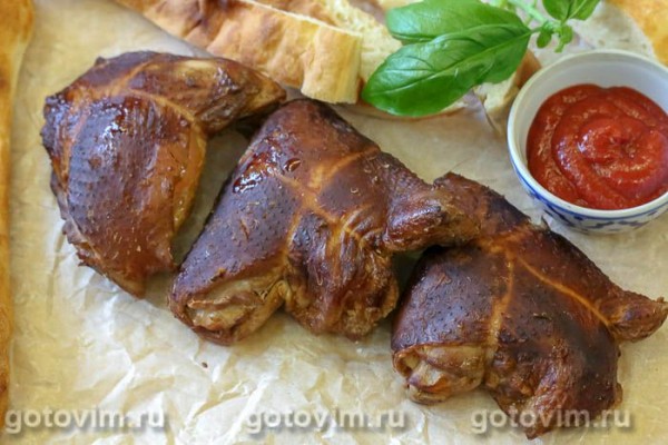 Копченые куриные окорочка Копченые куриные окорочка