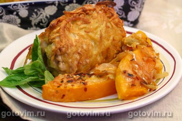 Котлета по-гомельски из курицы