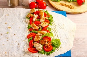 Курица в лаваше