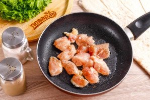 Курица в лаваше