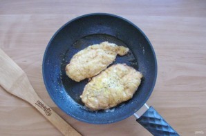 Куриное филе в белковом кляре