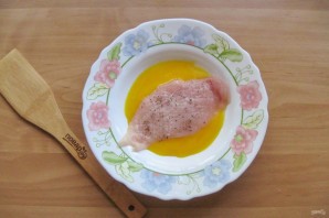 Куриное филе в белковом кляре