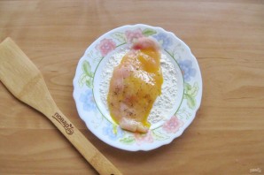 Куриное филе в белковом кляре