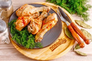 Куриные голени на пару