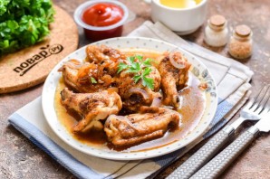 Куриные крылышки по-корейски Куриные крылышки по-корейски