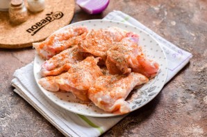 Куриные крылышки по-корейски Куриные крылышки по-корейски