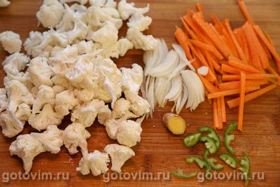 Лапша рамен с цветной капустой Лапша рамен с цветной капустой