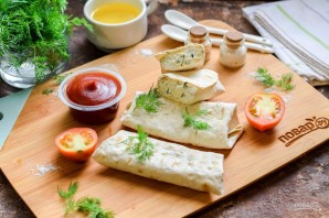 Лаваш с творогом и сыром Лаваш с творогом и сыром