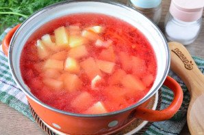 Ленивый борщ