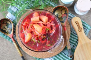 Ленивый борщ