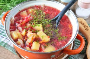 Ленивый борщ