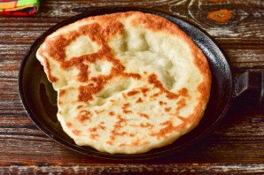 Лепешки "Как у бабушки" на сковороде Лепешки "Как у бабушки" на сковороде