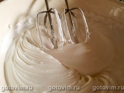 Миндальный торт с заварным кремом