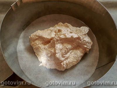 Миндальный торт с заварным кремом