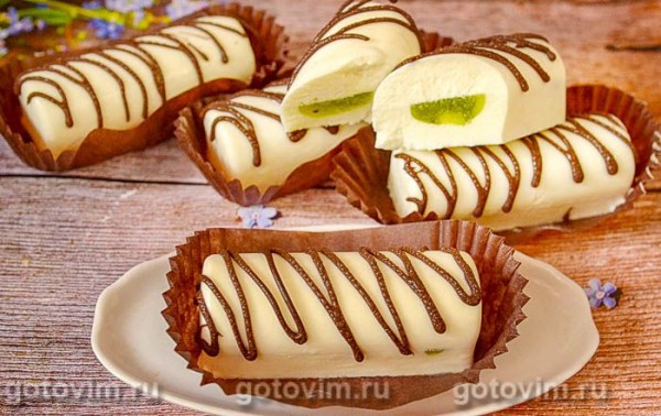 Муссовые пирожные на сливках Муссовые пирожные на сливках