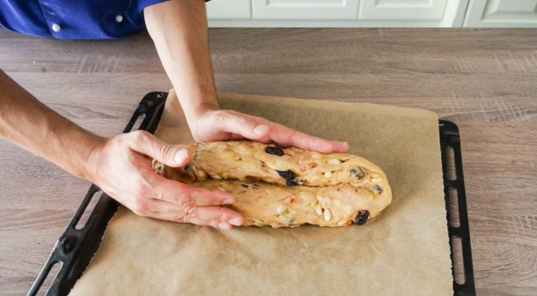 Немецкий рождественский штоллен, пошаговый рецепт с фото