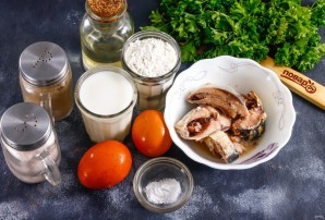 Оладьи из рыбных консервов