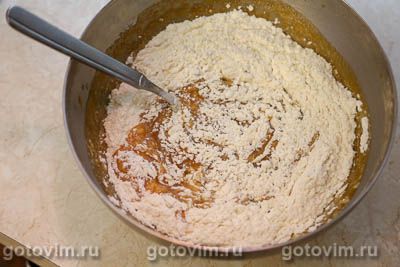 Отрывной тыквенный пирог с корицей и сладкой глазурь