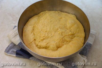 Отрывной тыквенный пирог с корицей и сладкой глазурь