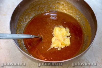 Отрывной тыквенный пирог с корицей и сладкой глазурь