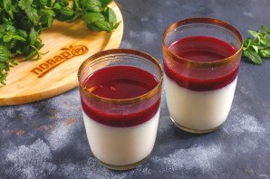 Панна котта без сливок