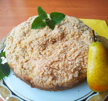 Пирог на кефире к чаю (с осенними грушами). Все просто: смешал и в духовку! Пирог на кефире к чаю (с осенними грушами). Все просто: смешал и в духовку!