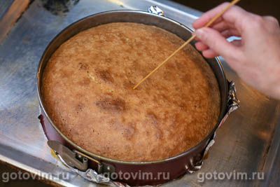 Пирог перевёртыш с бананом и кокосовым тестом Пирог перевёртыш с бананом и кокосовым тестом