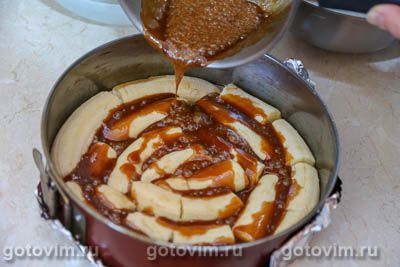 Пирог перевёртыш с бананом и кокосовым тестом Пирог перевёртыш с бананом и кокосовым тестом