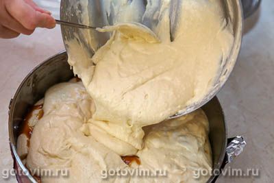 Пирог перевёртыш с бананом и кокосовым тестом Пирог перевёртыш с бананом и кокосовым тестом