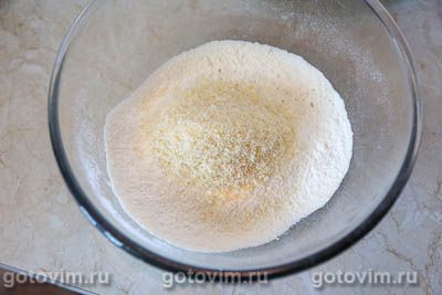 Пирог перевёртыш с бананом и кокосовым тестом Пирог перевёртыш с бананом и кокосовым тестом