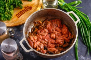 Помидоры фаршированные куриной печенью