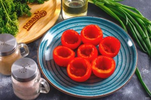 Помидоры фаршированные куриной печенью